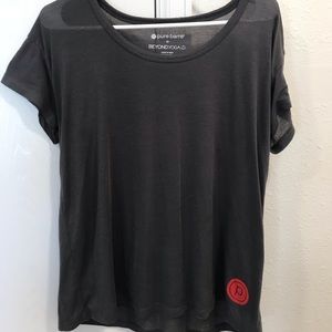 pure barre x beyond yoga top